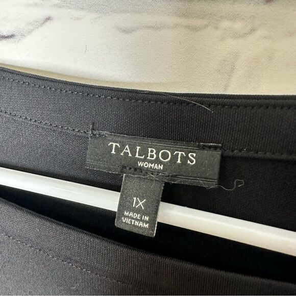Talbots size 1X black top - Picture 4 of 6